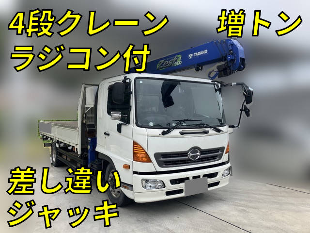 HINO Ranger Truck (With 4 Steps Of Cranes) QKG-FE7JLAA 2017 233,683km