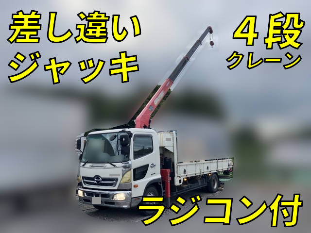 HINO Ranger Truck (With 4 Steps Of Cranes) SKG-FC9JKAA 2011 386,078km