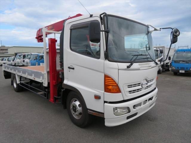 HINO Ranger Self Loader (With 3 Steps Of Cranes) ADG-FC7JKWA 2006 91,000km