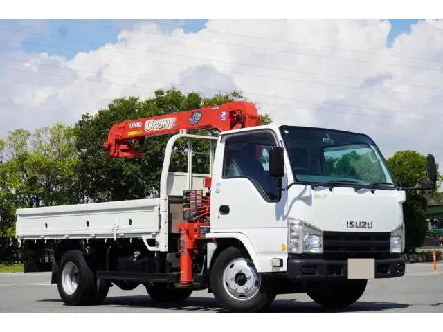 ISUZU Elf Truck (With 4 Steps Of Cranes) TKG-NKR85R 2013 103,341km