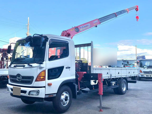 HINO Ranger Truck (With 4 Steps Of Cranes) TKG-FC9JKAP 2012 21,500km