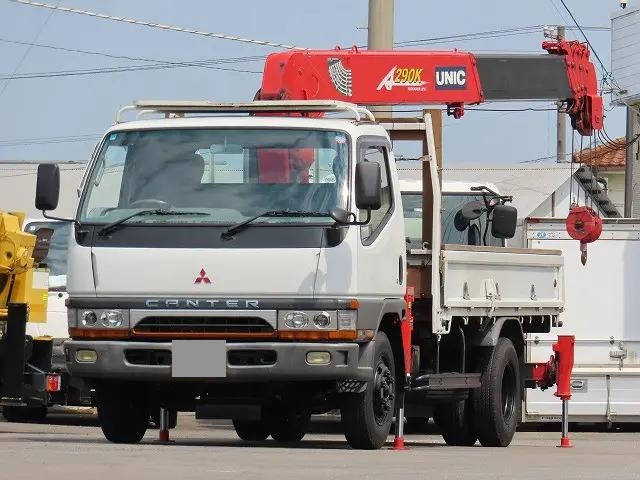 MITSUBISHI FUSO Canter Truck (With 6 Steps Of Cranes) KC-FE652E 1998 23,000km