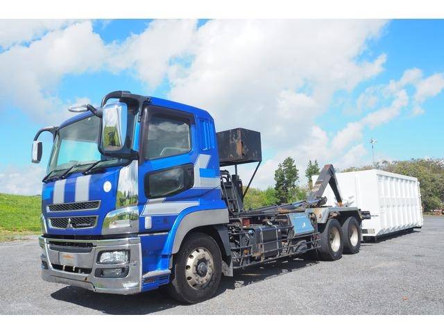 MITSUBISHI FUSO Super Great Container Carrier Truck QKG-FV50VY 2013 668,000km