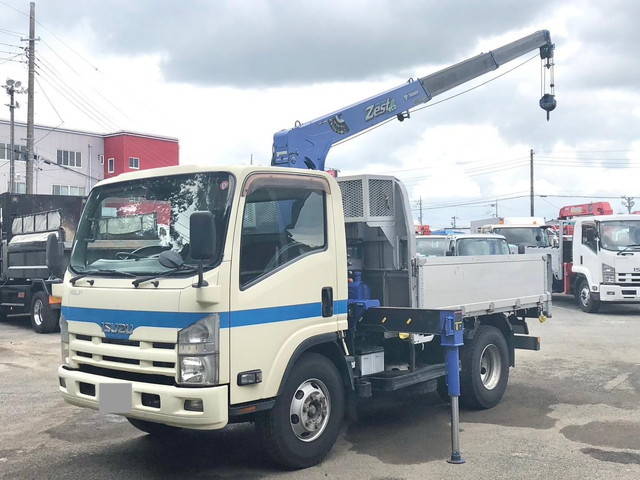 ISUZU Elf Truck (With 3 Steps Of Cranes) SKG-NPR85YN 2013 456,826km