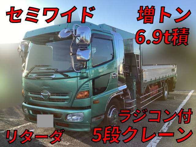 HINO Ranger Truck (With 5 Steps Of Cranes) QKG-FE7JLAA 2015 375,145km