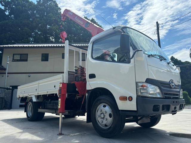 HINO Dutro Truck (With 4 Steps Of Cranes) TKG-XZU650M 2014 29,000km