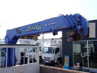 HINO Dutro Truck (With 4 Steps Of Cranes) BKG-XZU344M 2011 92,000km_9