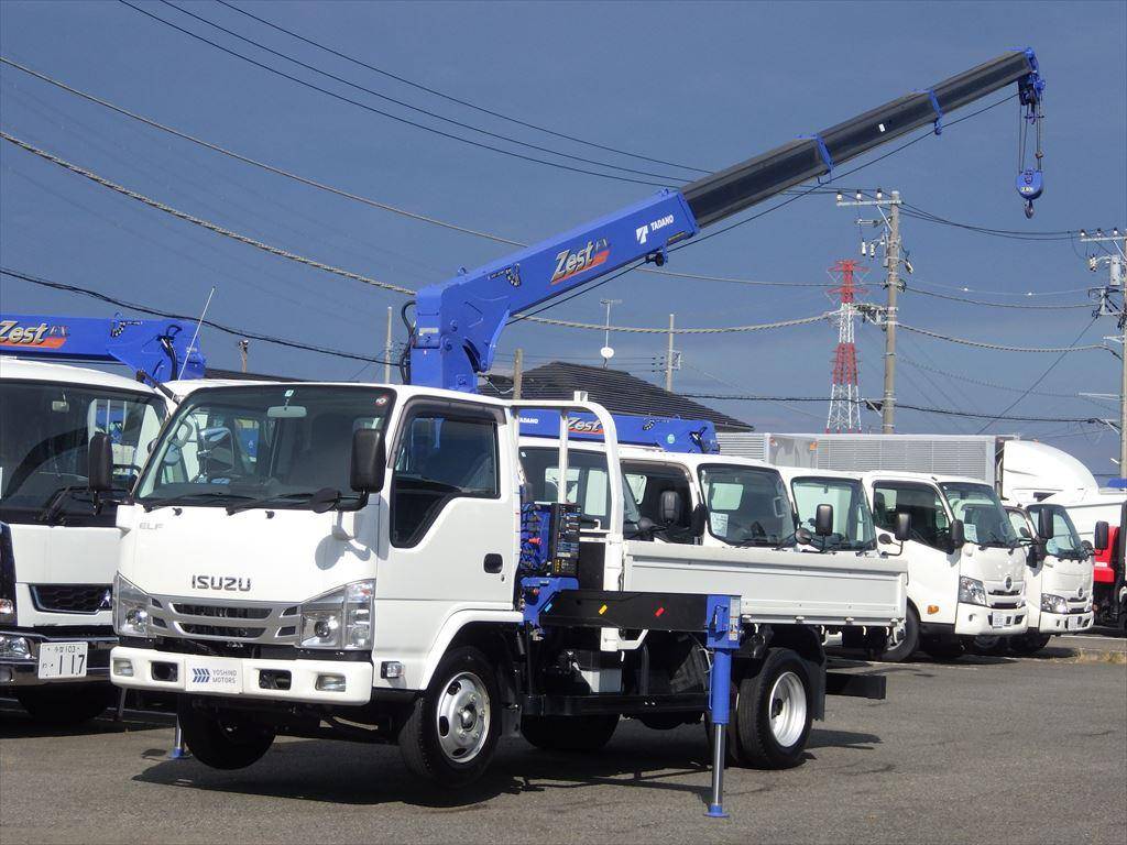 ISUZU Elf Truck (With 4 Steps Of Cranes) 2RG-NKR88R 2022 23,000km