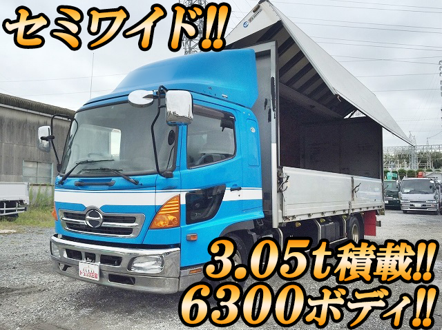 HINO Ranger Aluminum Wing BKG-FD7JLYA 2008 341,808km