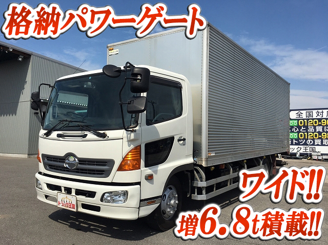 HINO Ranger Aluminum Van ADG-FJ7JLWA 2005 650,280km