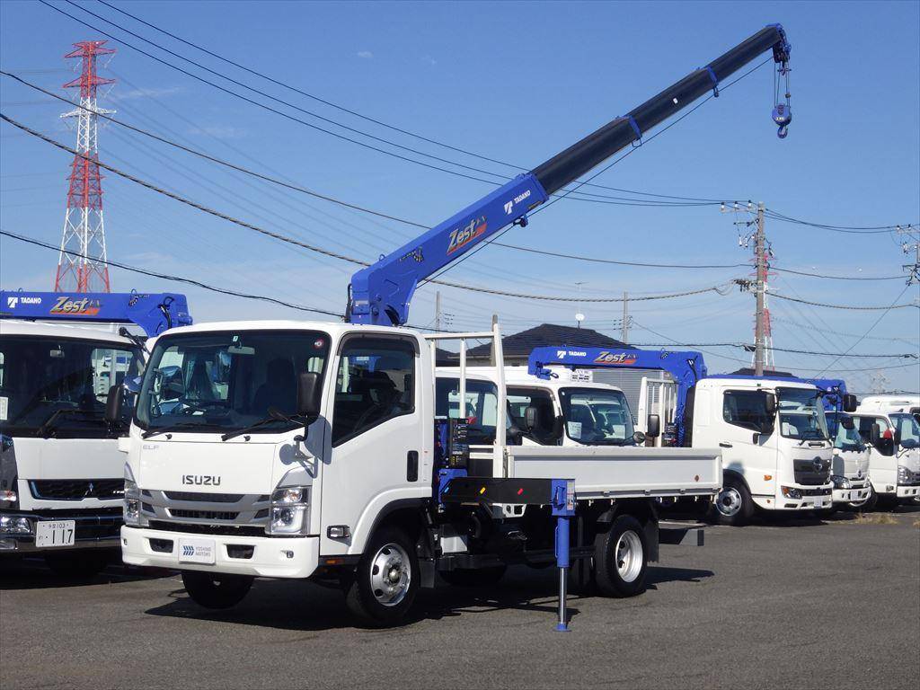 ISUZU Elf Truck (With 4 Steps Of Cranes) 2RG-NPR88AR 2022 42,000km