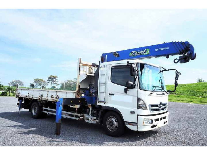 HINO Ranger Truck (With 5 Steps Of Cranes) TKG-FD9JLAA 2015 364,769km