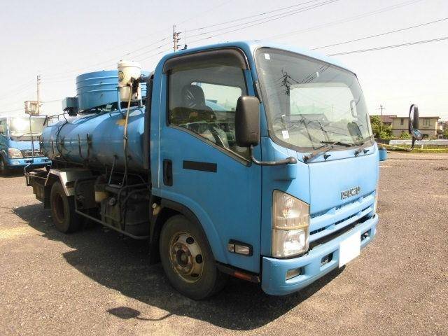 ISUZU Elf Vacuum Truck SKG-NPR85YN 2012 241,000km