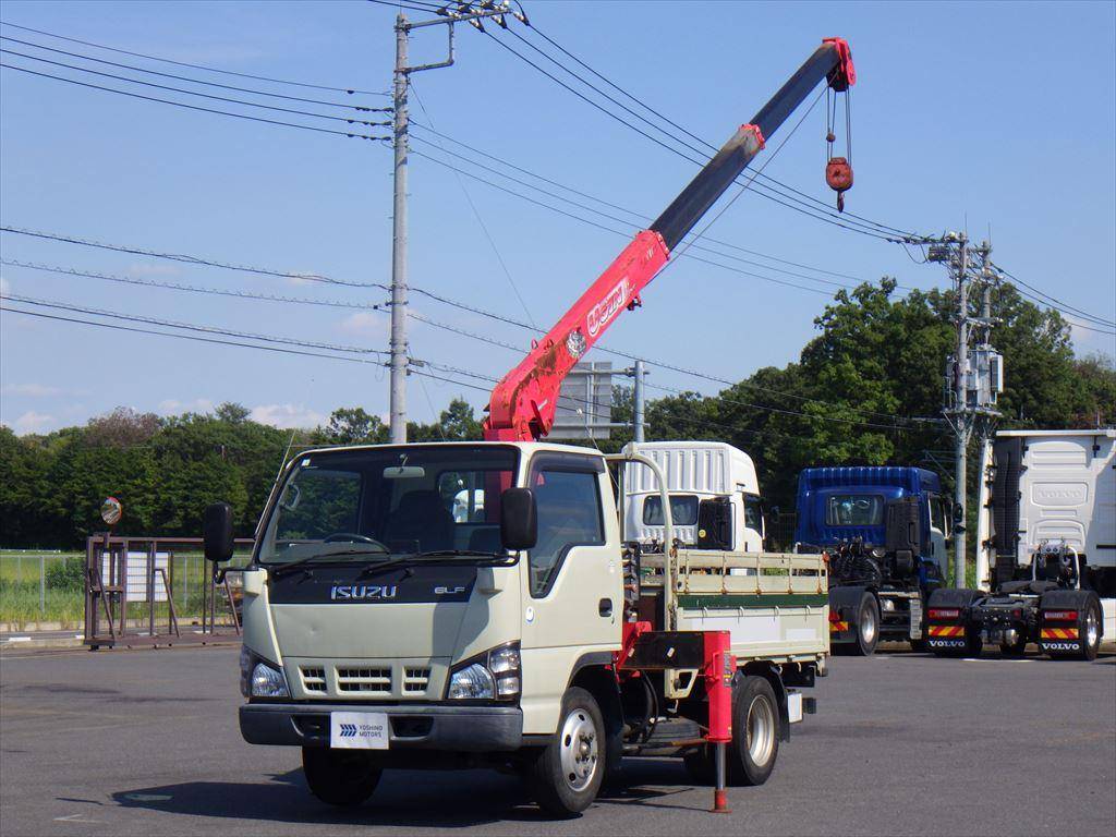 ISUZU Elf Truck (With 3 Steps Of Cranes) PB-NKR81A 2006 68,000km