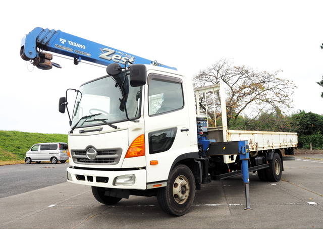 HINO Ranger Truck (With 4 Steps Of Cranes) BKG-FC7JKYA 2011 87,691km