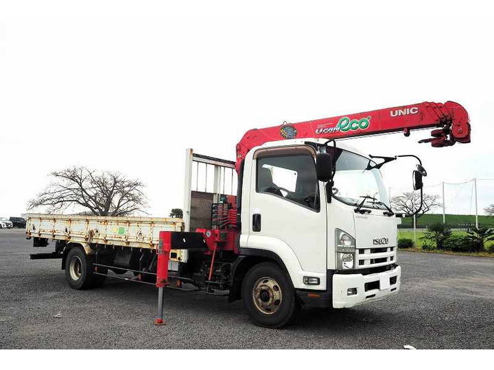 ISUZU Forward Truck (With 4 Steps Of Cranes) TKG-FRR90S1 2013 66,003km