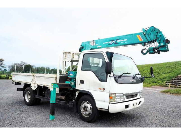 ISUZU Elf Truck (With 5 Steps Of Cranes) KR-NPR72LR 2003 136,118km