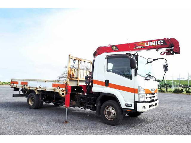 ISUZU Forward Truck (With 3 Steps Of Cranes) TKG-FRS90S2 2017 205,521km