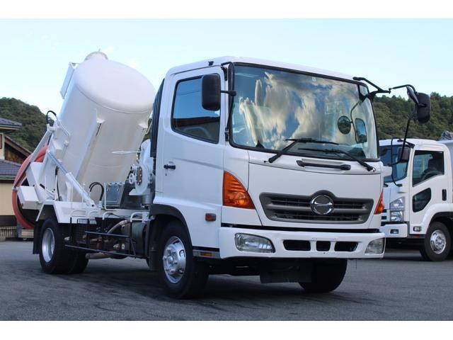 HINO Ranger Vacuum Dumper BDG-FC7JEWA 2007 161,000km