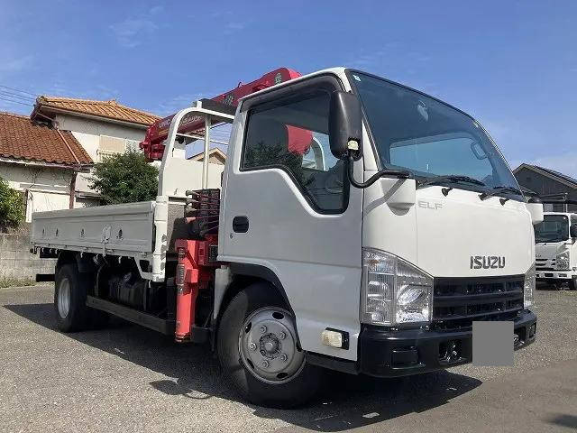 ISUZU Elf Truck (With 3 Steps Of Cranes) TKG-NKR85AR 2013 108,972km