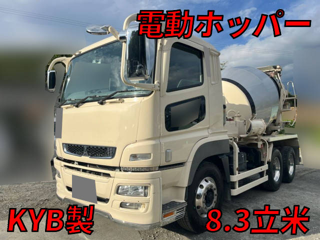 MITSUBISHI FUSO Super Great Mixer Truck QKG-FV60VX 2015 146,226km