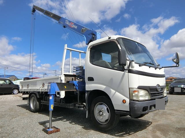 HINO Dutro Truck (With 3 Steps Of Cranes) BDG-XZU344M 2008 87,000km