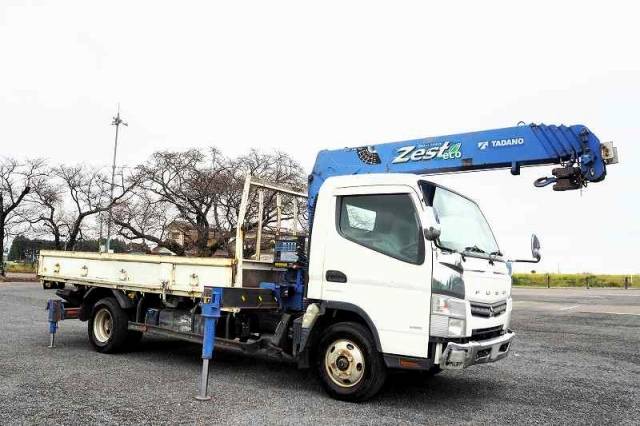 MITSUBISHI FUSO Canter Truck (With 5 Steps Of Cranes) TKG-FEB50 2012 202,412km