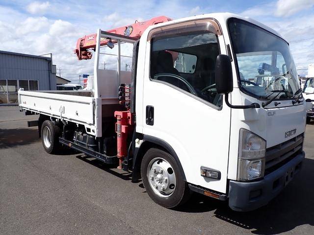 ISUZU Elf Truck (With 4 Steps Of Cranes) TKG-NPR85AR 2013 171,000km