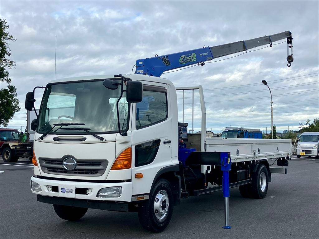 HINO Ranger Truck (With 4 Steps Of Cranes) TKG-FC9JKAP 2014 61,000km