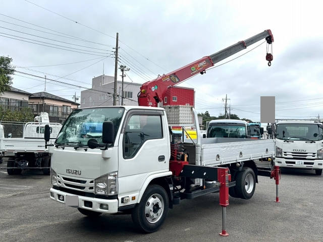 ISUZU Elf Truck (With 3 Steps Of Cranes) TPG-NKR85R 2019 90,292km