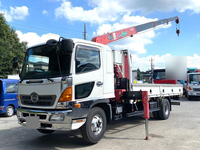 HINO Ranger Truck (With 4 Steps Of Cranes) BKG-FD7JKYA 2010 274,708km