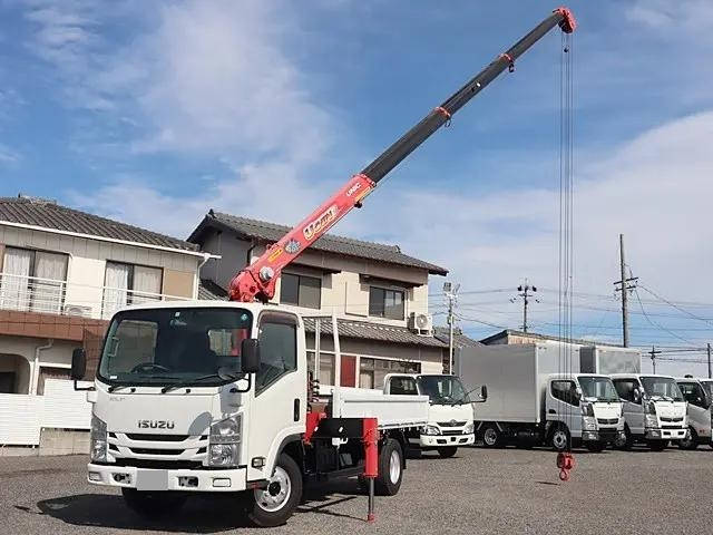 ISUZU Elf Truck (With 4 Steps Of Cranes) TPG-NMR85AR 2015 42,460km