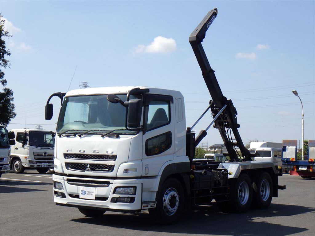 MITSUBISHI FUSO Super Great Container Carrier Truck QKG-FV50VX 2012 630,000km