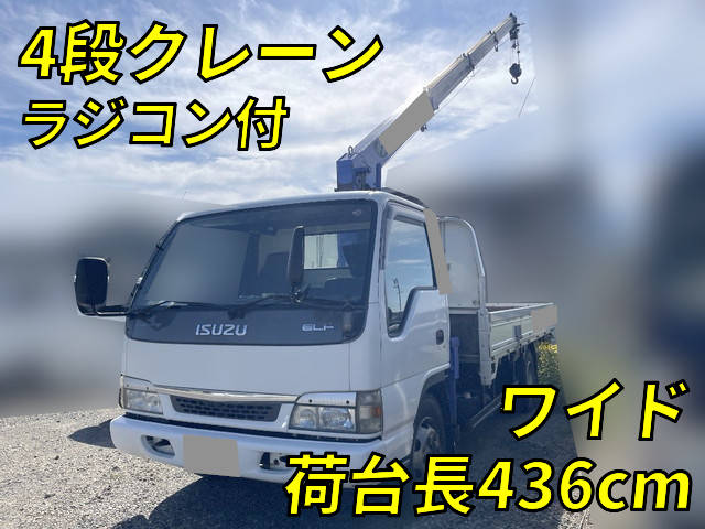 ISUZU Elf Truck (With 4 Steps Of Cranes) KR-NPR72PR 2003 