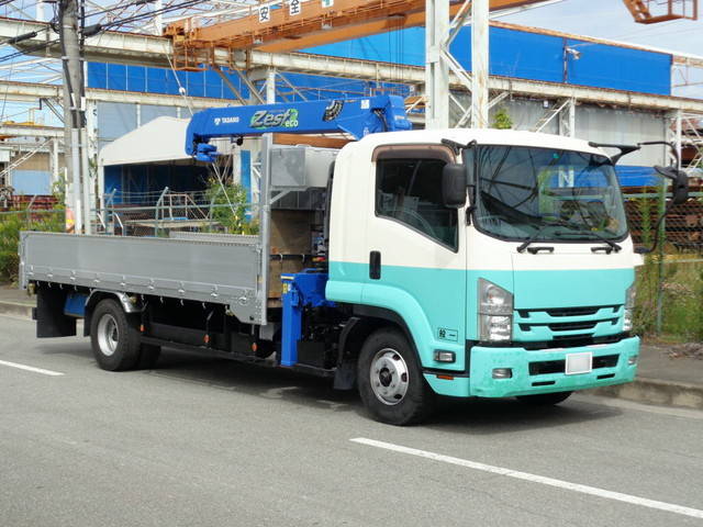 ISUZU Forward Truck (With 4 Steps Of Cranes) TKG-FRR90S2 2015 600,840km