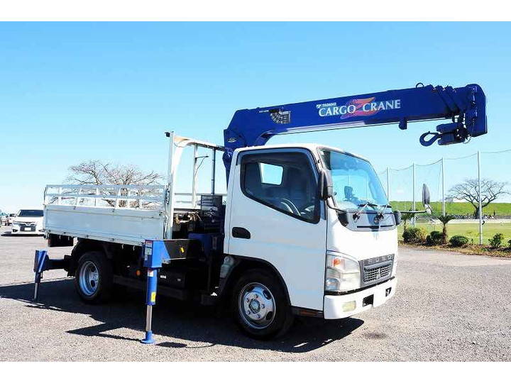 MITSUBISHI FUSO Canter Truck (With 4 Steps Of Cranes) PDG-FE73D 2009 95,206km