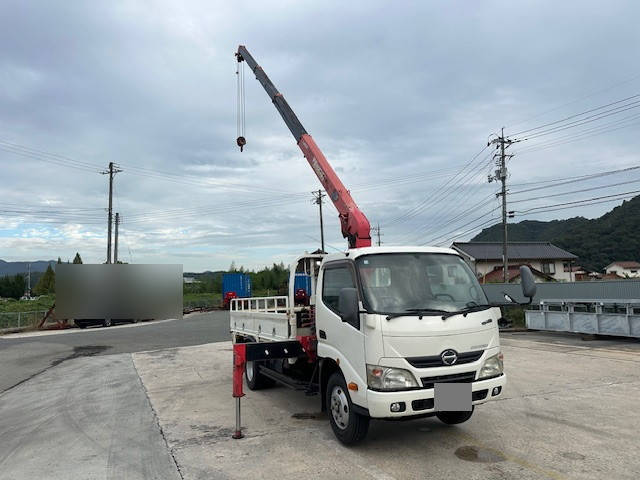 HINO Dutro Truck (With 4 Steps Of Cranes) SKG-XZU650M 2011 309,275km