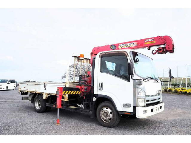 ISUZU Elf Truck (With 3 Steps Of Cranes) TDG-NPS85AR 2013 160,173km