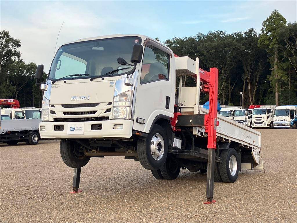 ISUZU Elf Self Loader (With 4 Steps Of Cranes) TPG-NPR85YN 2015 97,000km