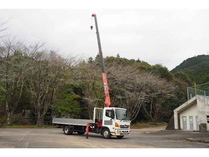 HINO Ranger Truck (With 4 Steps Of Cranes) TKG-FC9JKAA 2015 121,273km