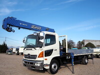 HINO Ranger Truck (With 4 Steps Of Cranes) TKG-FC9JKAA 2015 121,574km_3