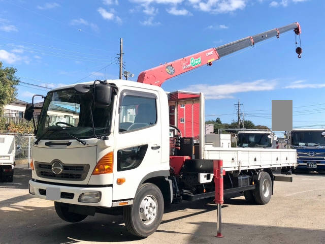 HINO Ranger Truck (With 4 Steps Of Cranes) BKG-FC7JKYA 2011 58,509km