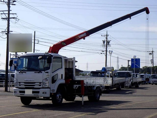 ISUZU Forward Truck (With 4 Steps Of Cranes) TKG-FRR90S1 2017 86,700km