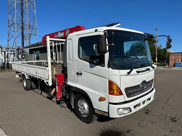 HINO Ranger Truck (With 4 Steps Of Cranes) BKG-FD7JLYA 2010 47,960km