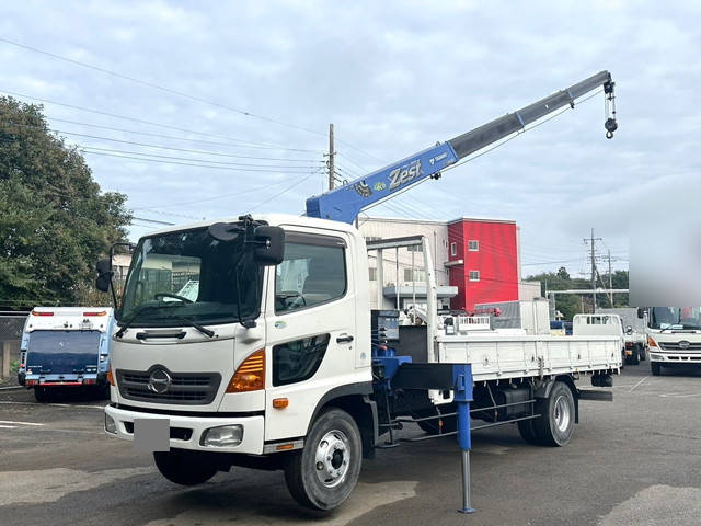 HINO Ranger Truck (With 4 Steps Of Cranes) BKG-FC7JKYA 2010 79,073km