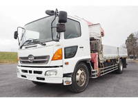 HINO Ranger Truck (With 4 Steps Of Cranes) BDG-FG8JMWA 2008 373,958km_3