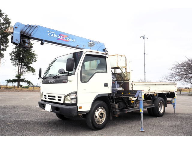 ISUZU Elf Truck (With 5 Steps Of Cranes) PA-NPR81R 2004 152,463km