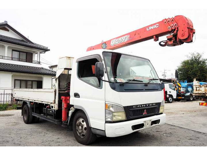 MITSUBISHI FUSO Canter Truck (With 4 Steps Of Cranes) KK-FE83EGN 2004 950,066km