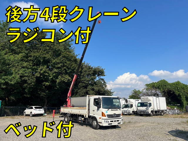 HINO Ranger Truck (With 4 Steps Of Cranes) TKG-FD9JLAA 2014 33,488km