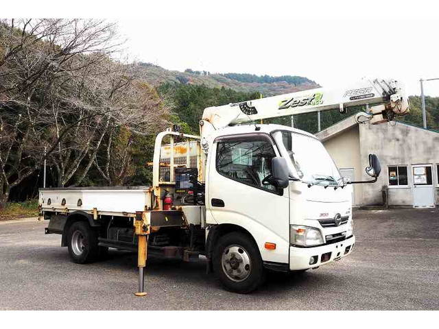 HINO Dutro Truck (With 3 Steps Of Cranes) TKG-XZU695M 2016 113,983km